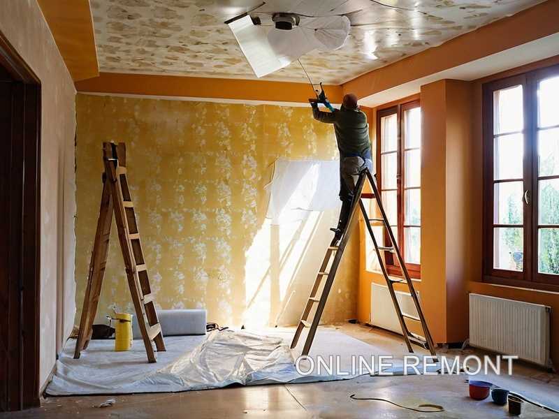 Проверка поверхности стен на наличие дефектов и повреждений