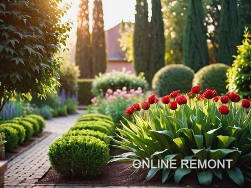 2. Оформление и окружение растениями