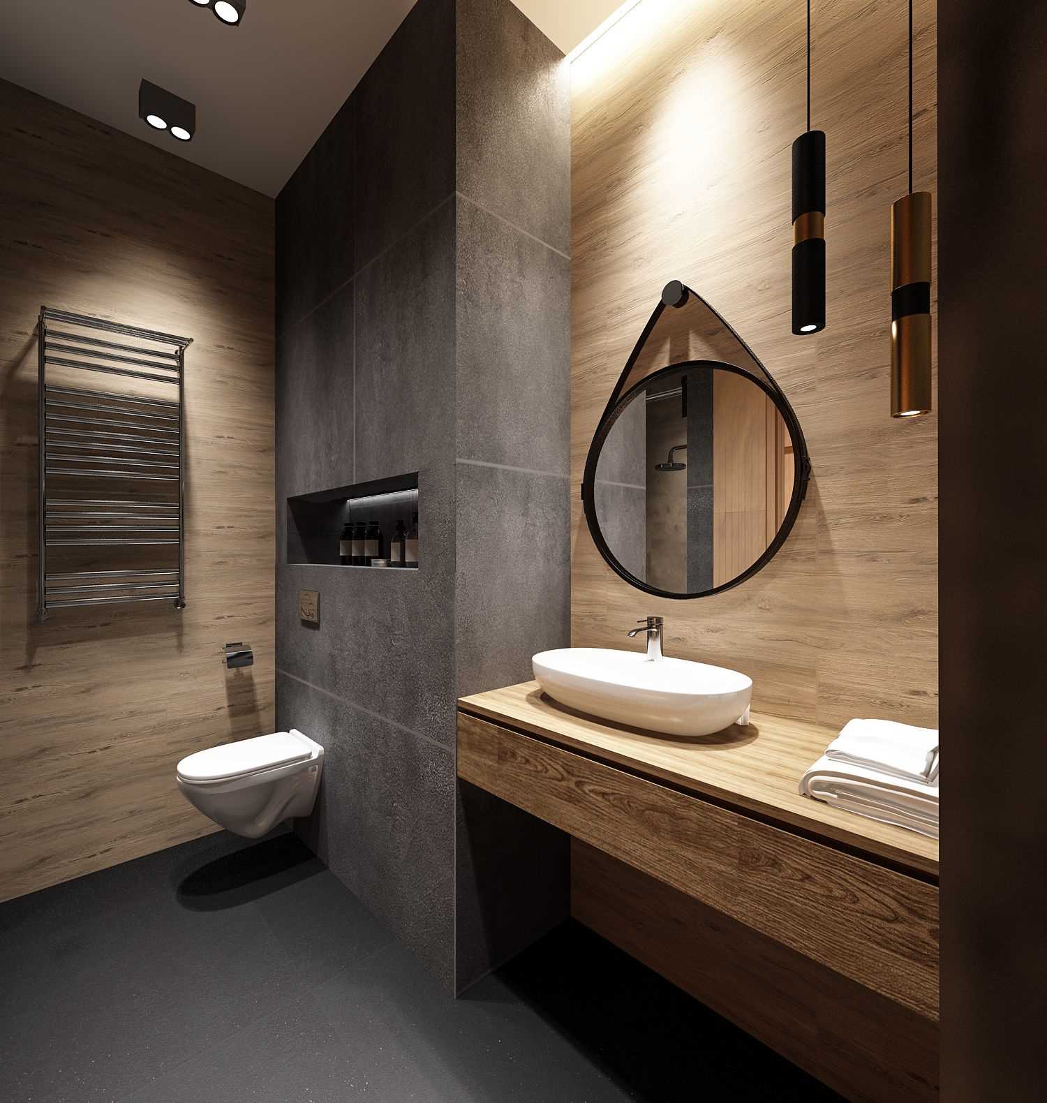 Ванная комната в стиле лофт: сырой шарм промышленности